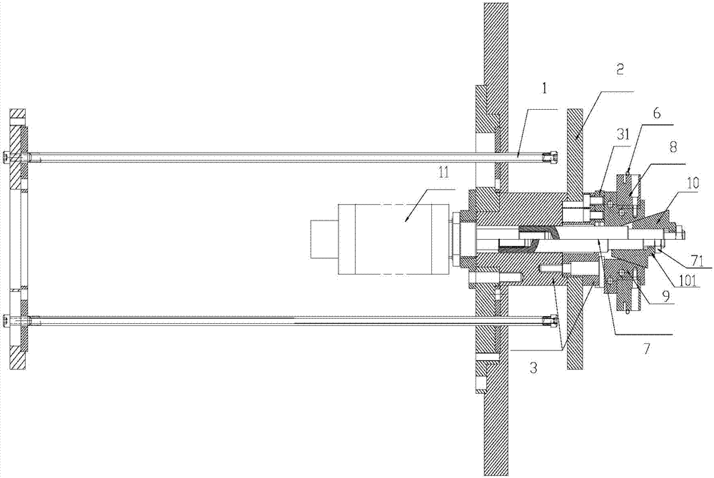 Welding method and device of frame support rings of bag type dust collector