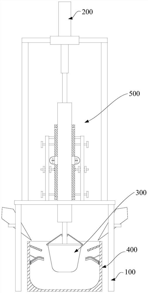 Mud hammering machine for ceramic preparation raw material treatment