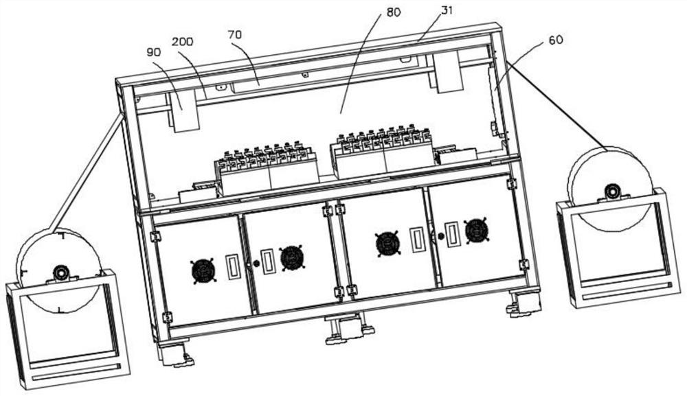 Nanofiber filter layer production device