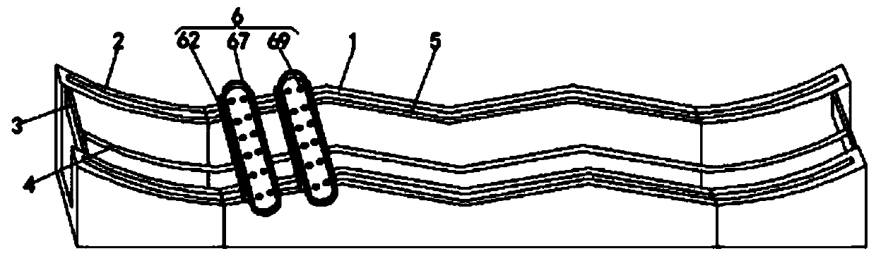 A basketball player's defense center of gravity training mechanism