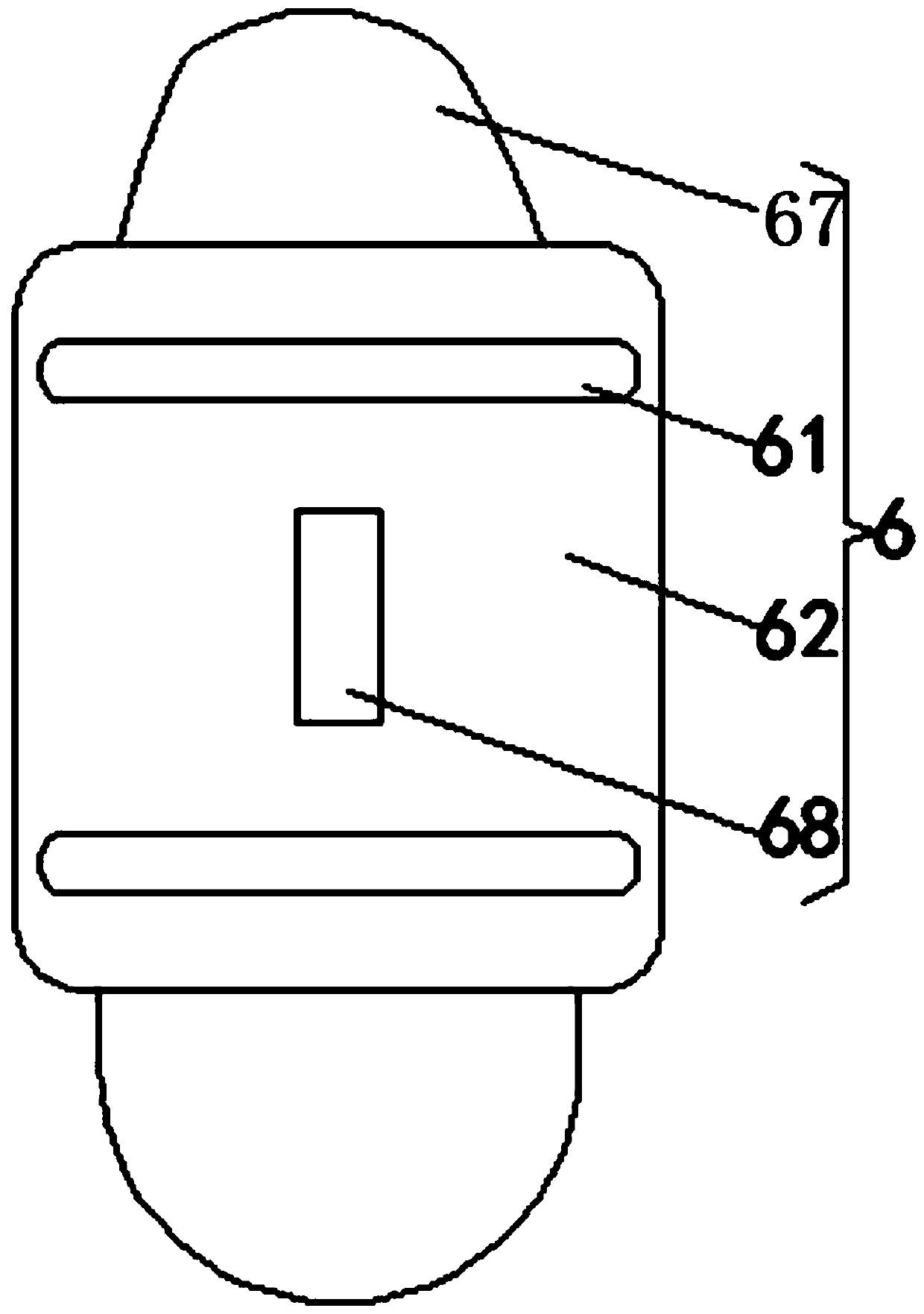 A basketball player's defense center of gravity training mechanism