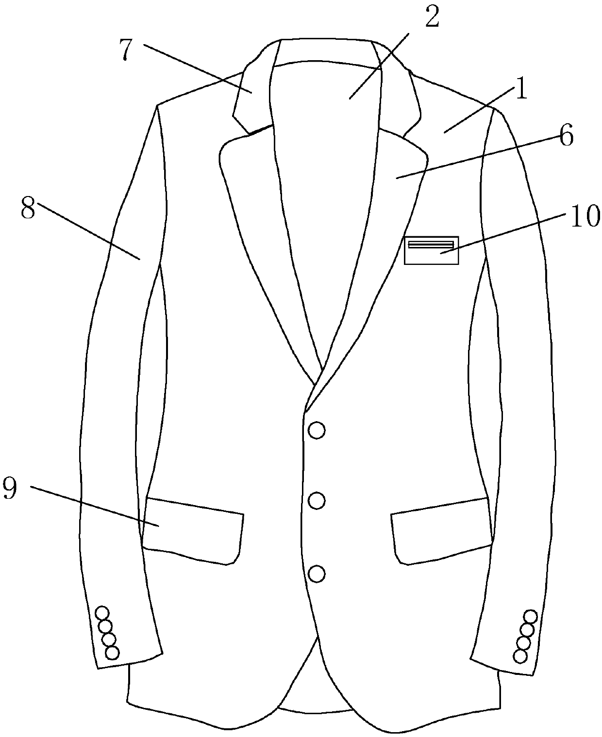 Close-fitting suit