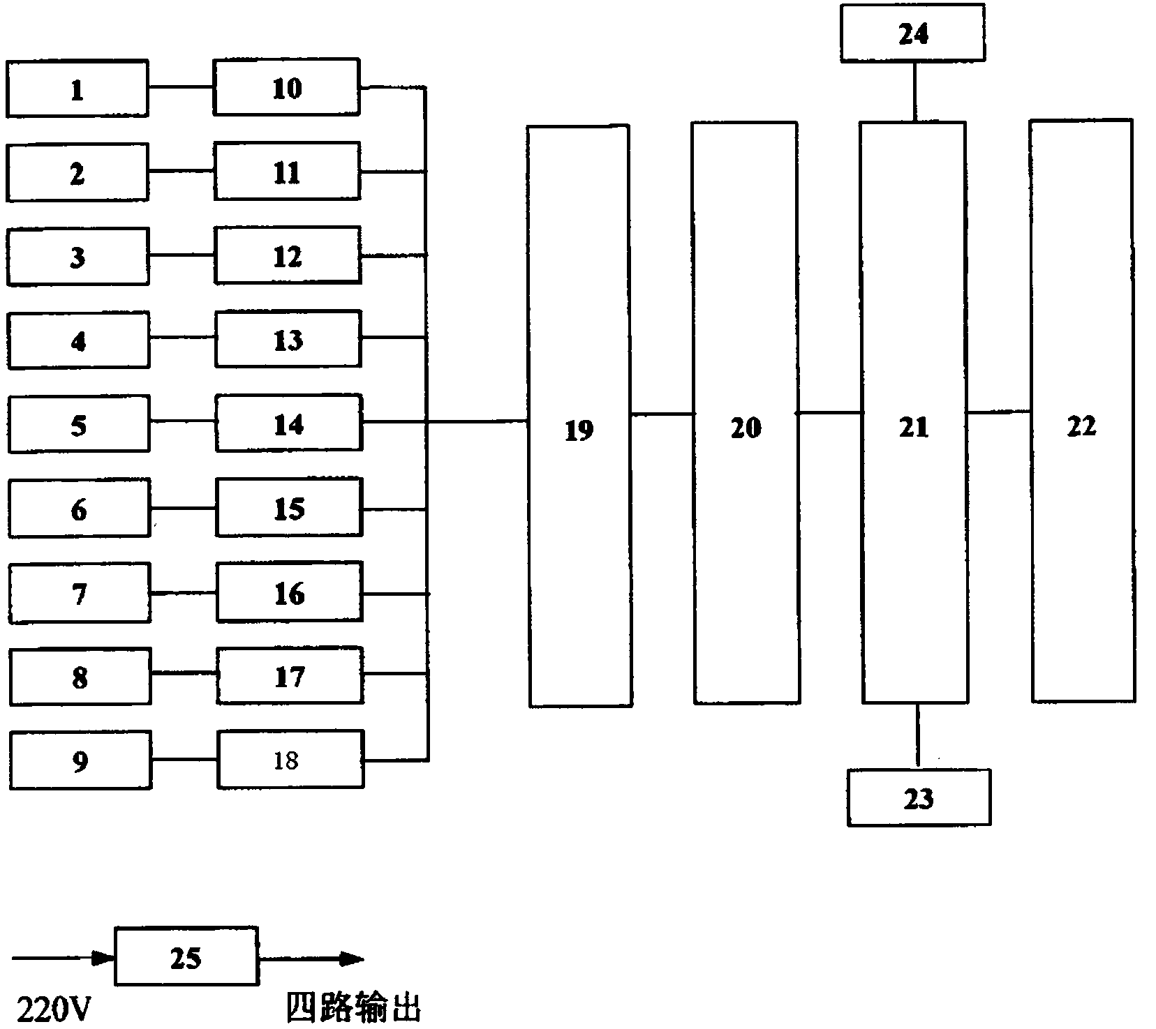 Online monitoring device for water content of SF6 gas in high-voltage switch electrical equipment