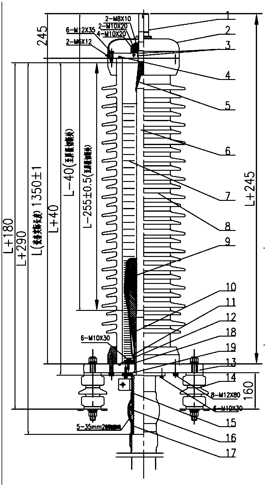 Method and device for liquid level detection of porcelain sleeve, computer device, and storage medium