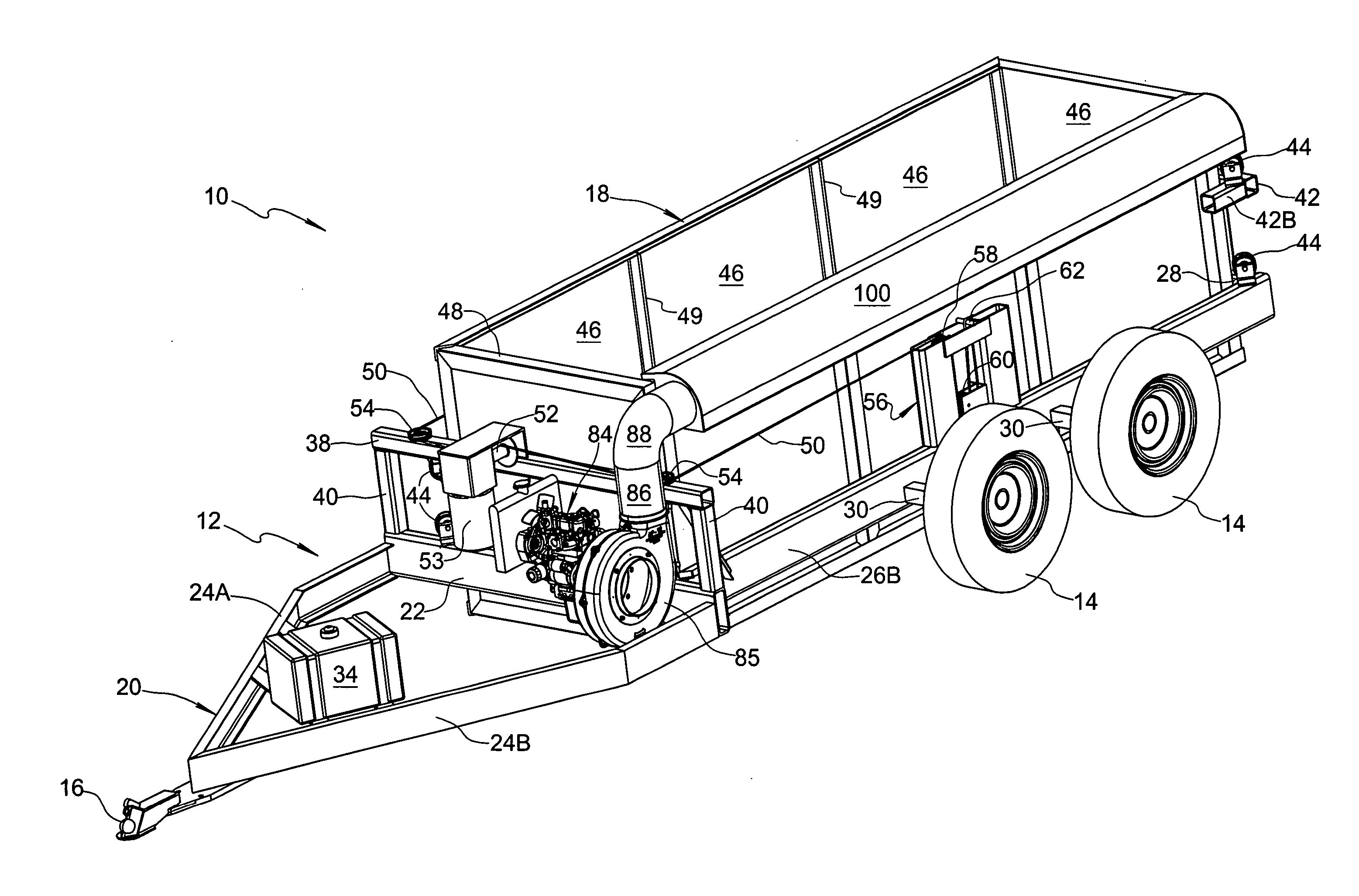 Transportable incineration apparatus and method