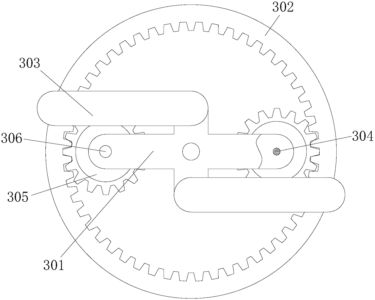 Quick clamping device for automobile brake disc