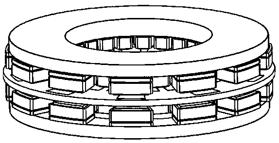 Compound excitation amorphous alloy axial flux motor