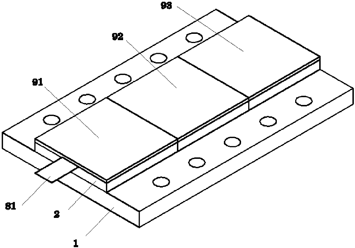 Six-terminal network-type kilowatt-class radiofrequency power resistor