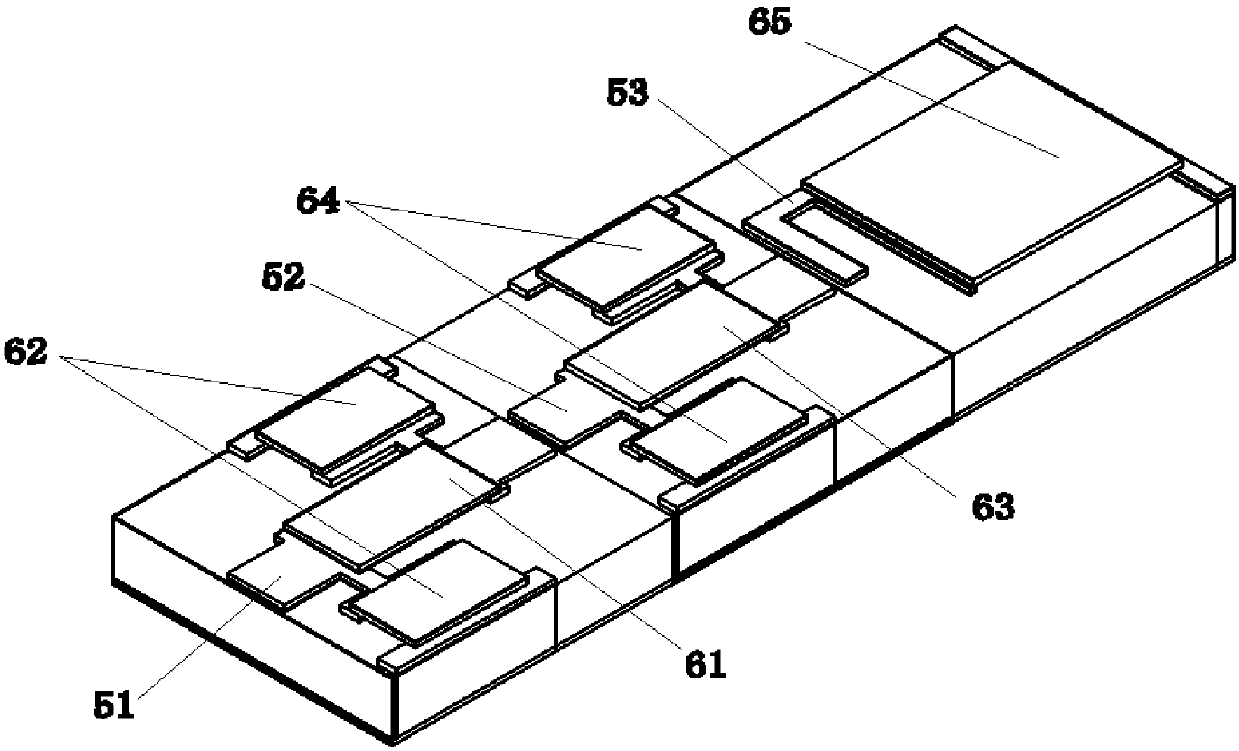 Six-terminal network-type kilowatt-class radiofrequency power resistor