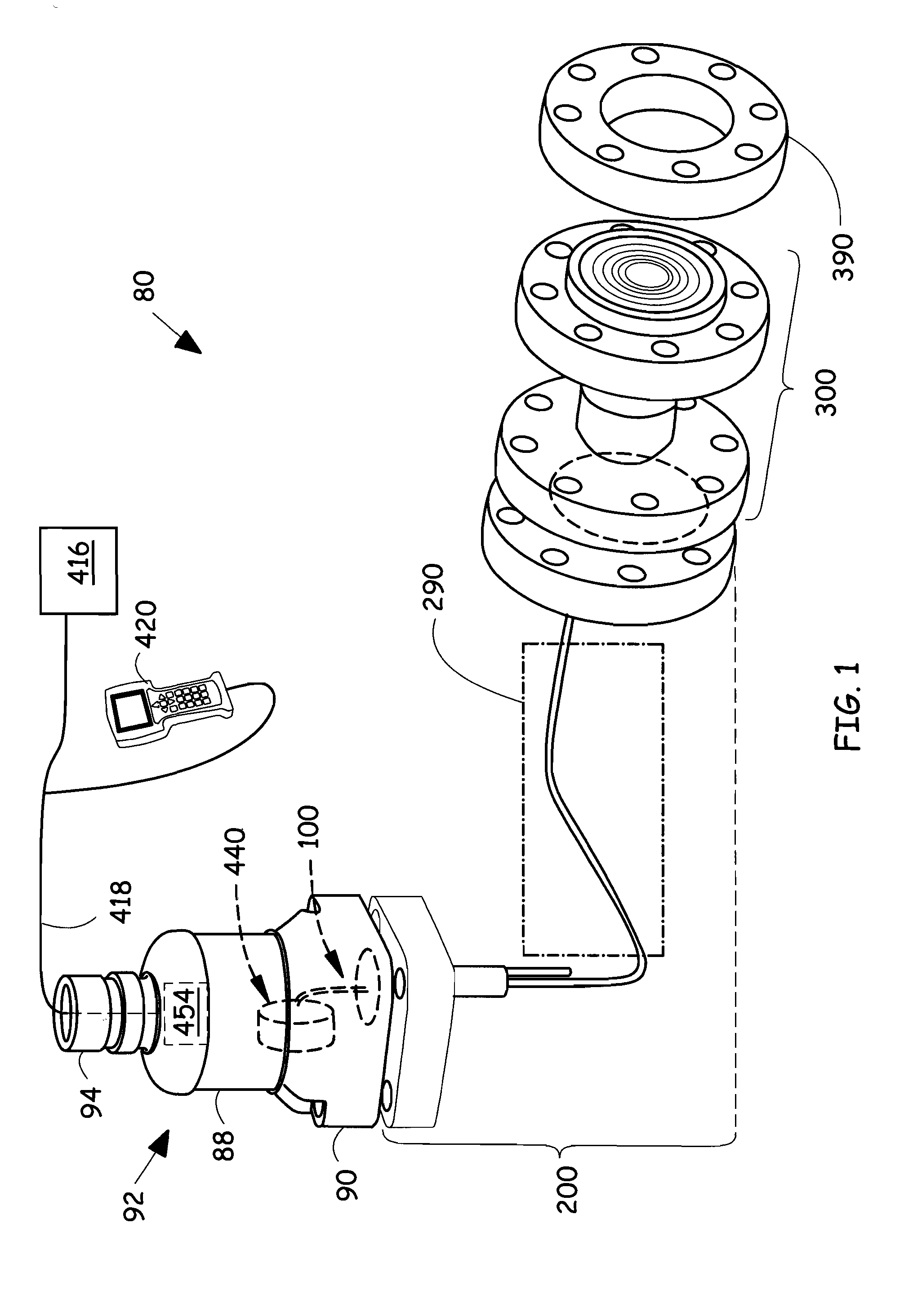 Remote seal process pressure measuring system