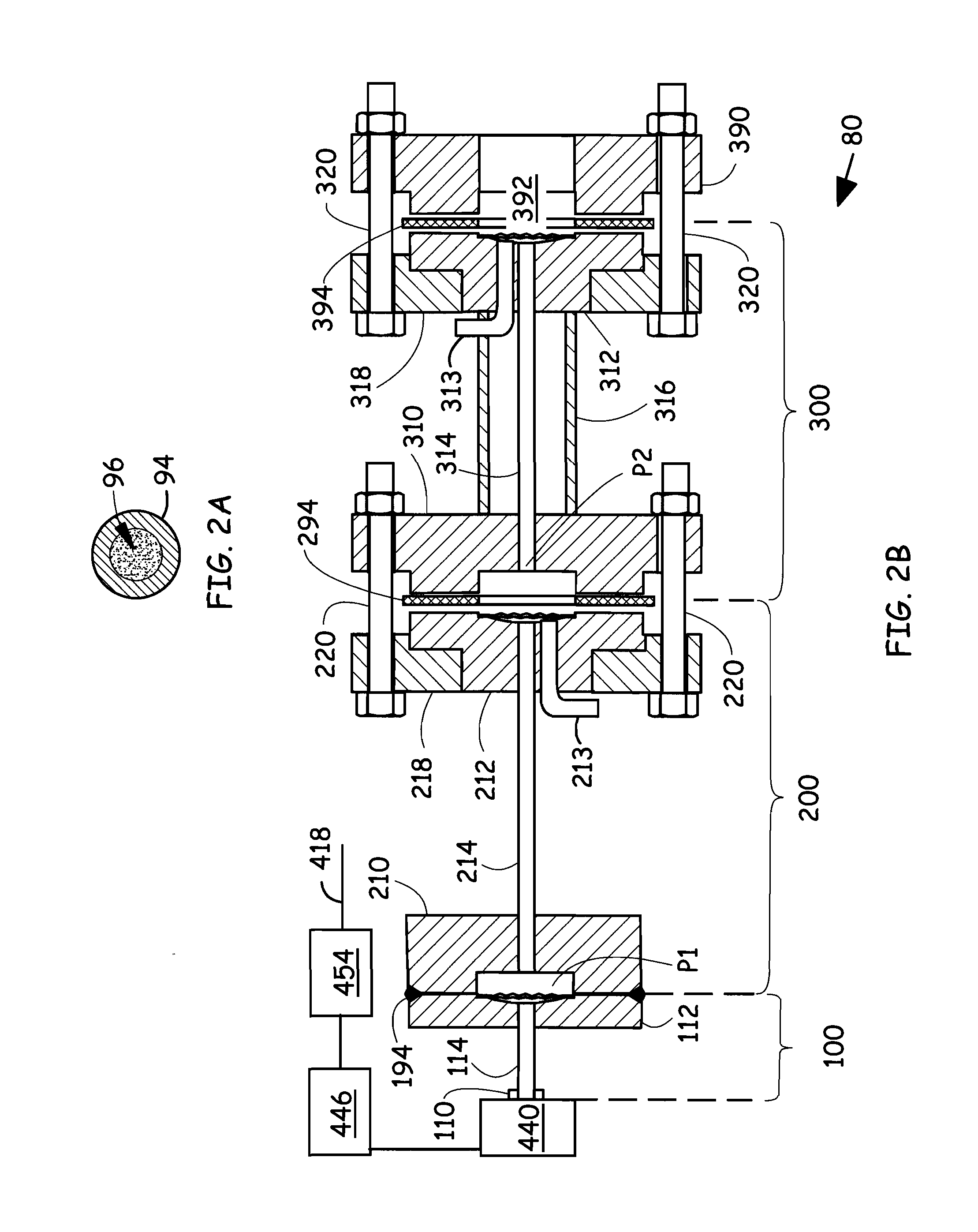 Remote seal process pressure measuring system