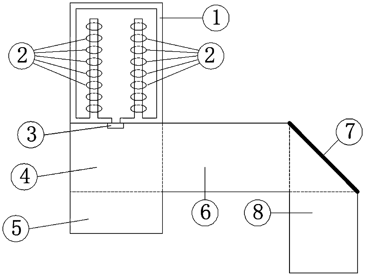 Impact type continuous metal powder preparation device