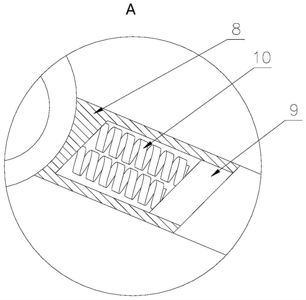 Clamping and feeding device for cable laying in cable trench