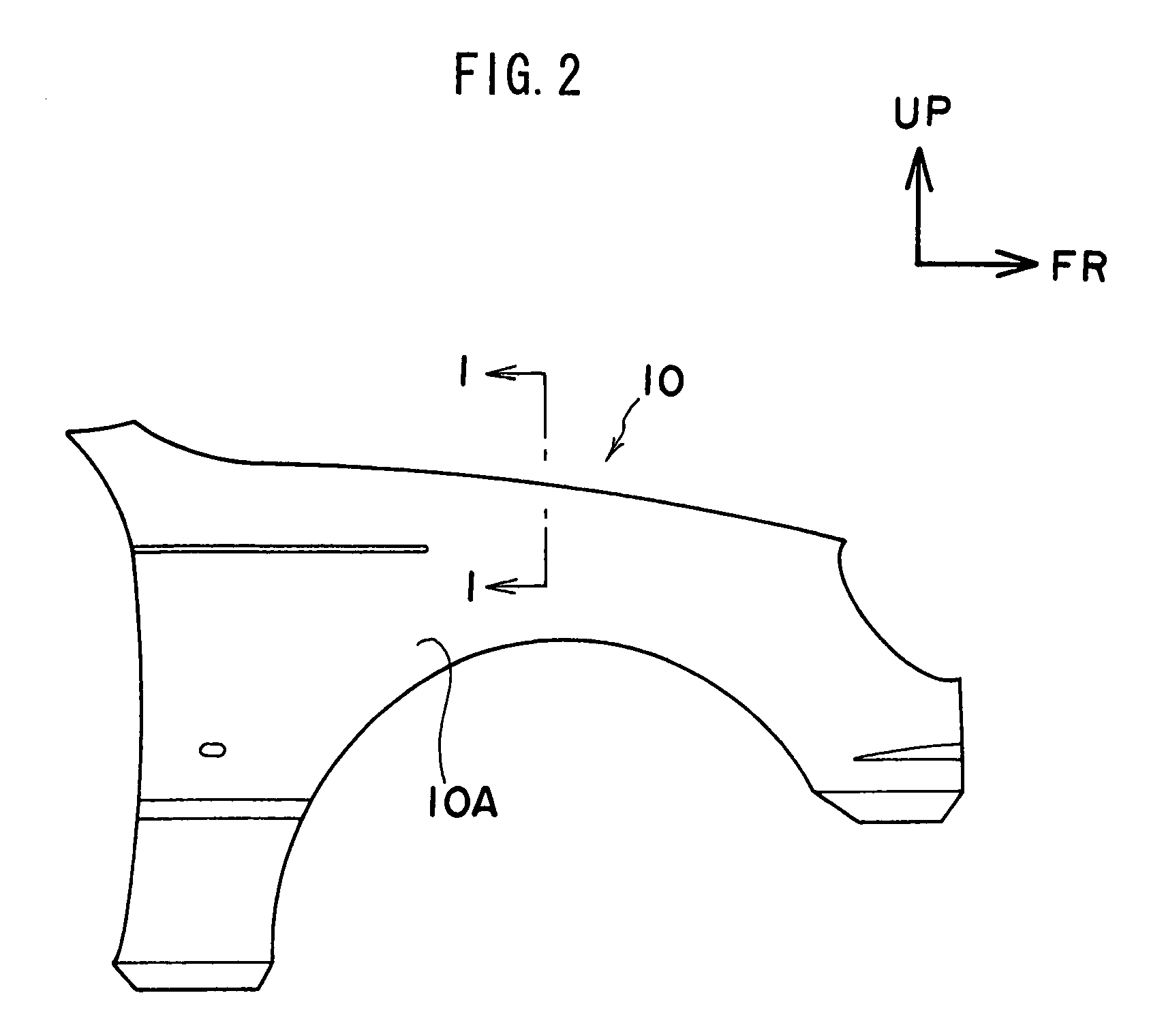 Vehicle fender panel mounting structure