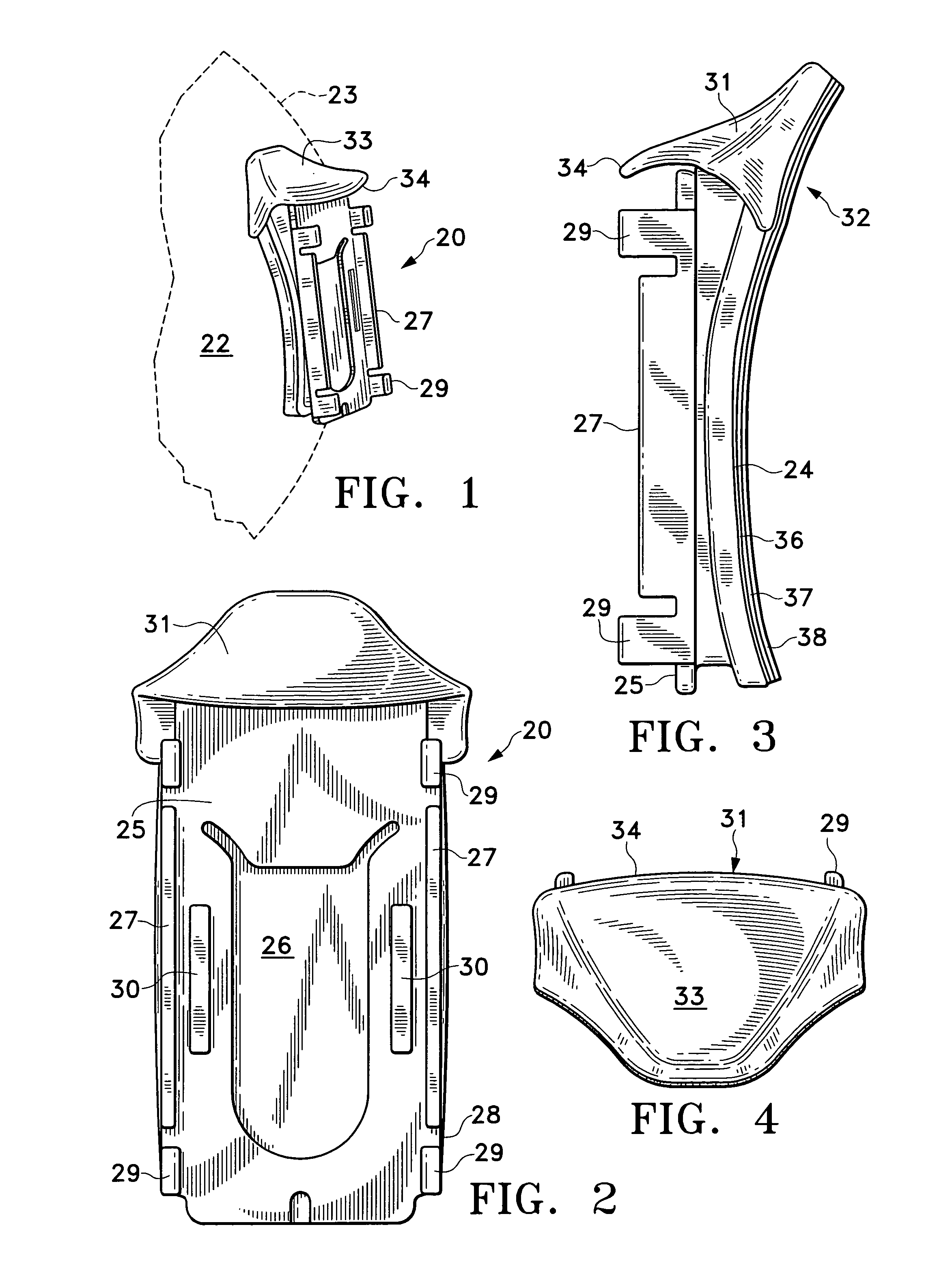 Helmet adjunct for retention of portable audio device