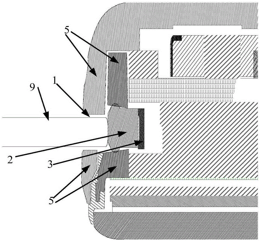 Mobile terminal waterproof structure and mobile terminal