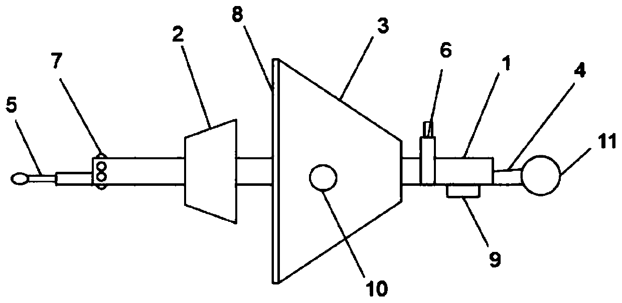 Disposable pharyngeal swab sampling device and use method thereof