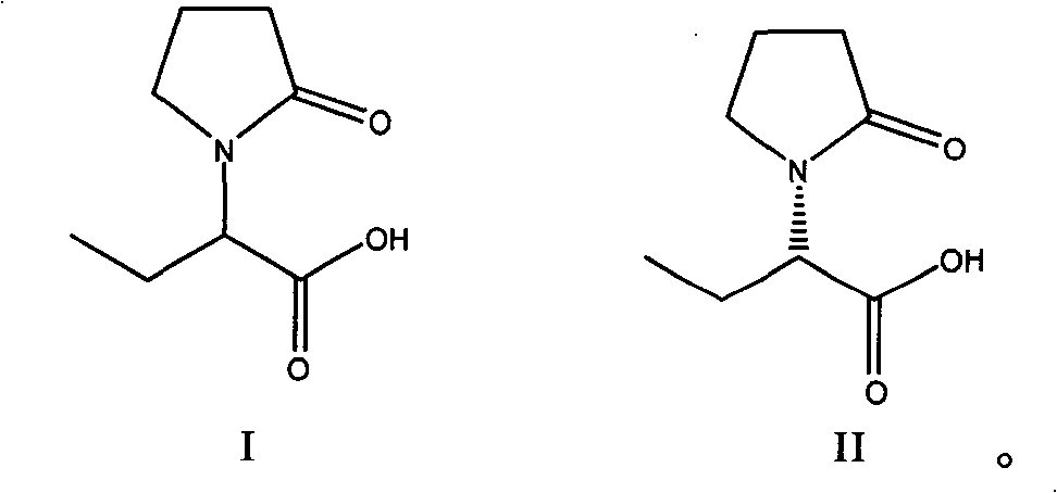 Method for preparing levetiracetam intermediate