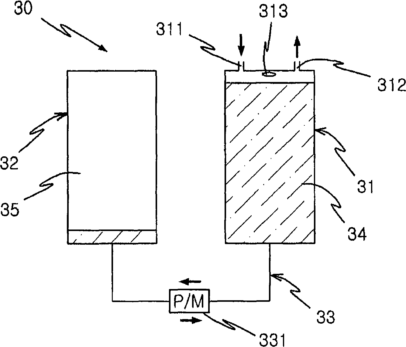 Compressed-air-storing electricity generating system and electricity generating method using the same