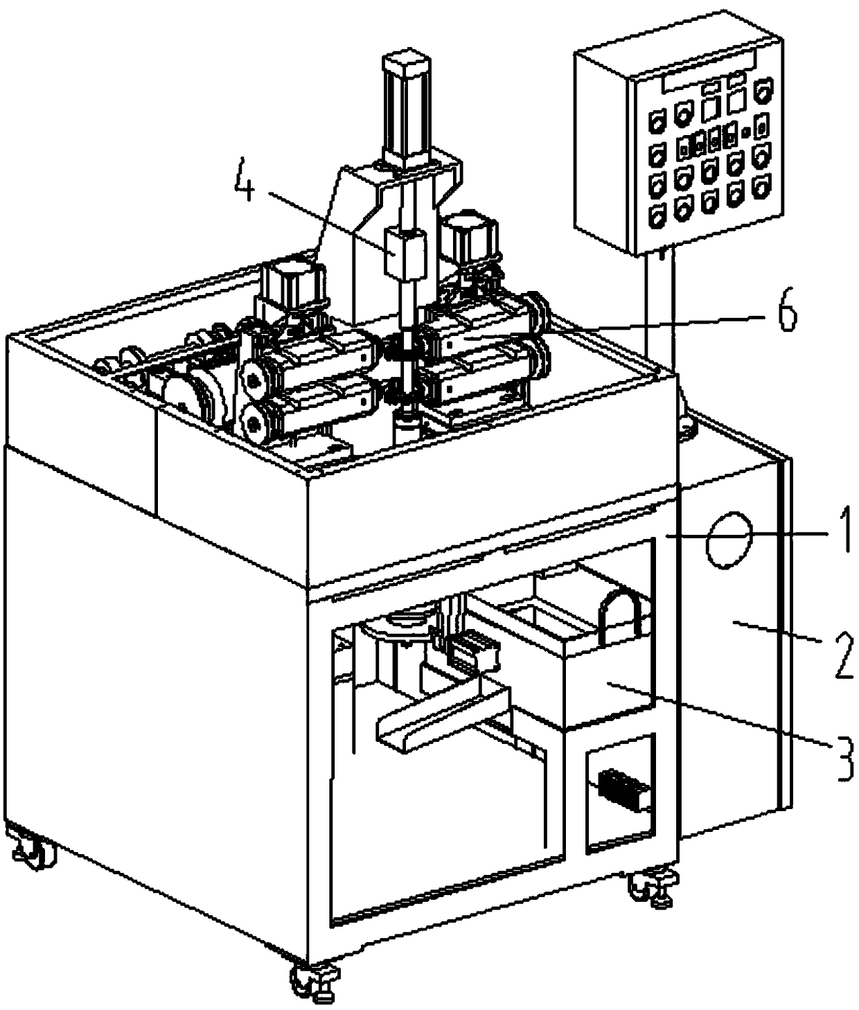 An automatic grinding machine for gear parts