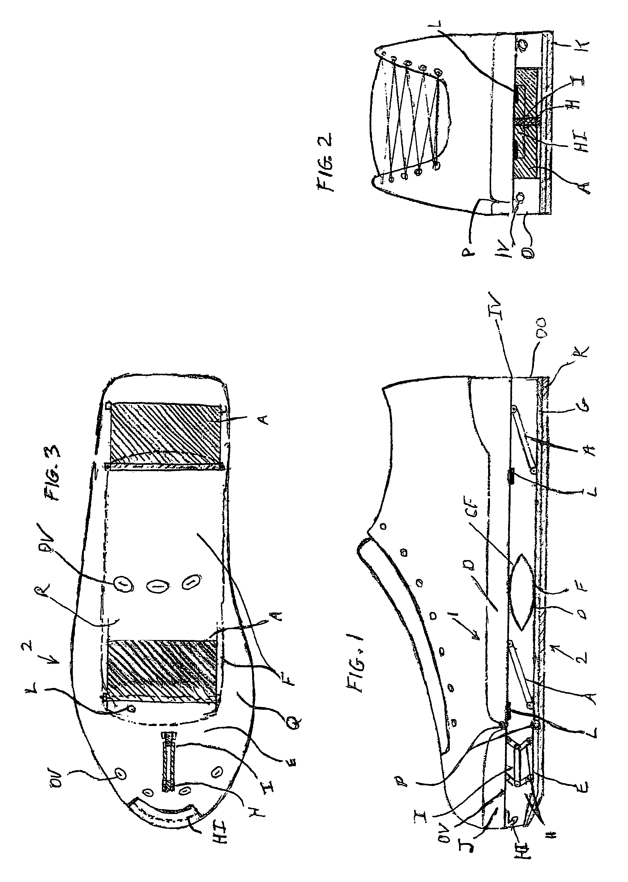 Shoe suspension system