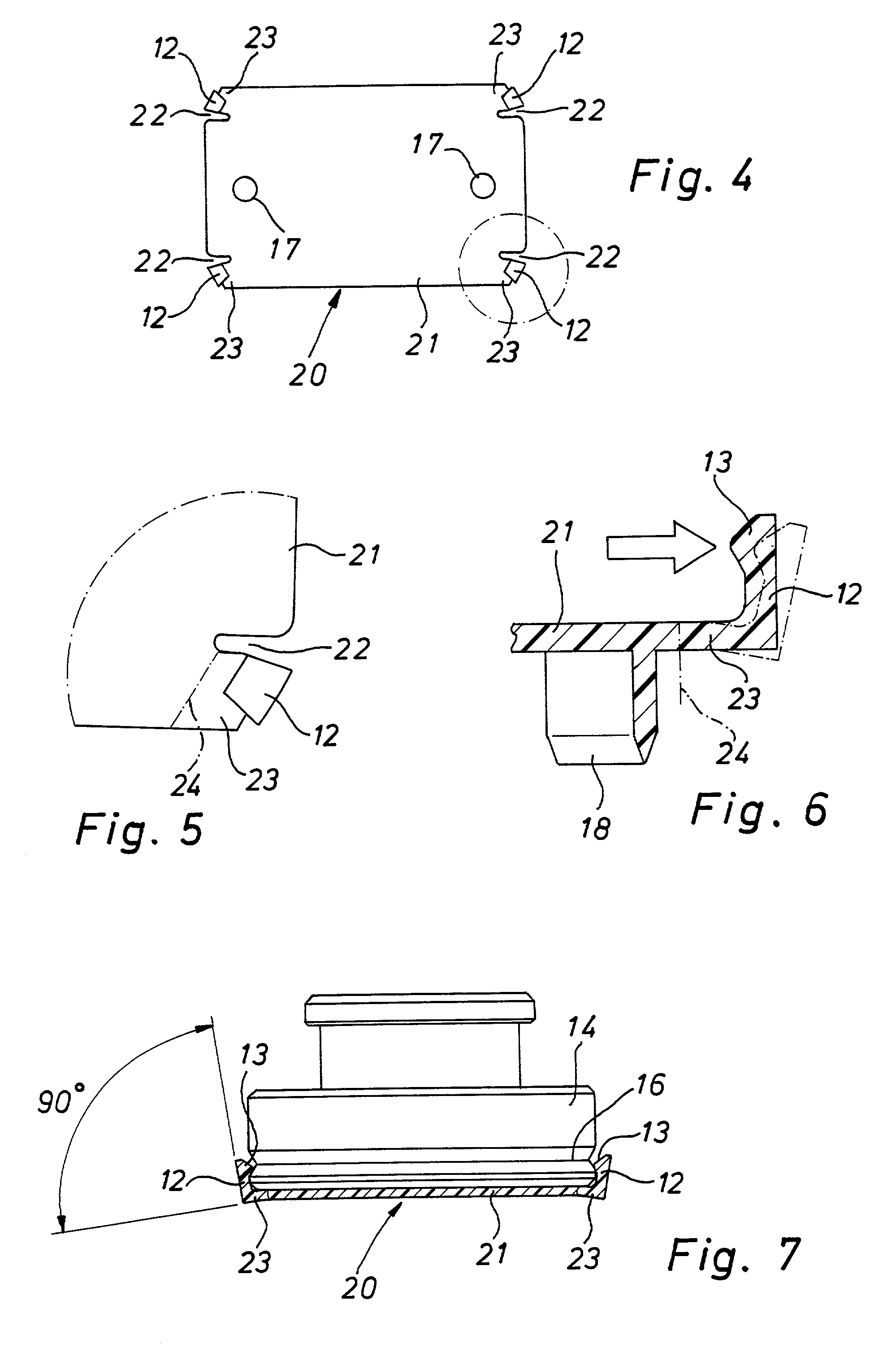 Indicia carrying element for marking timber and more particularly logs