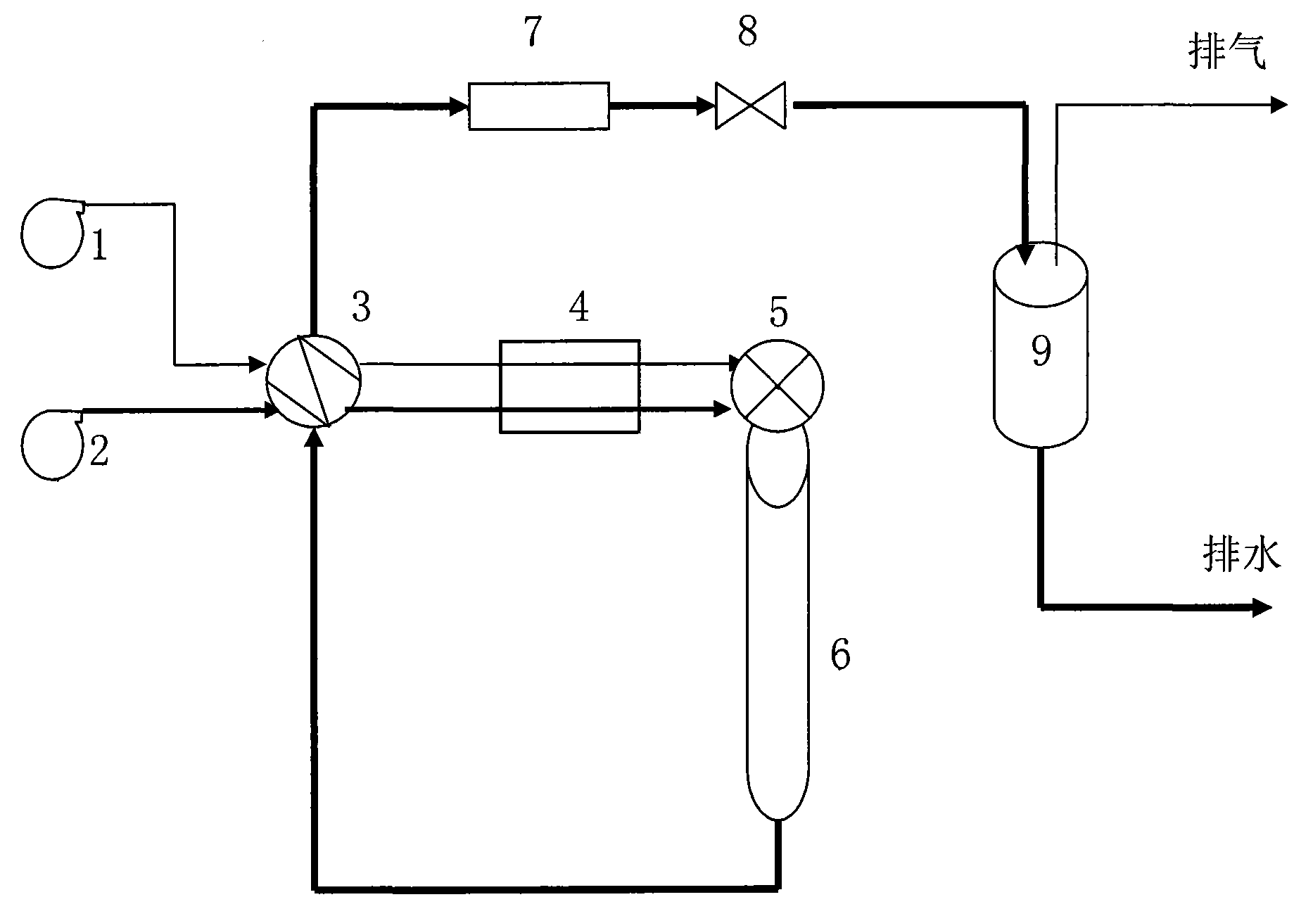 Supercritical water oxidation treatment method for high-concentration organic wastewater