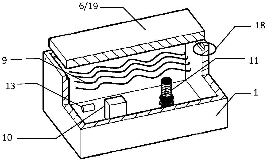 Measurement system and method for building material surface convective heat exchange coefficient