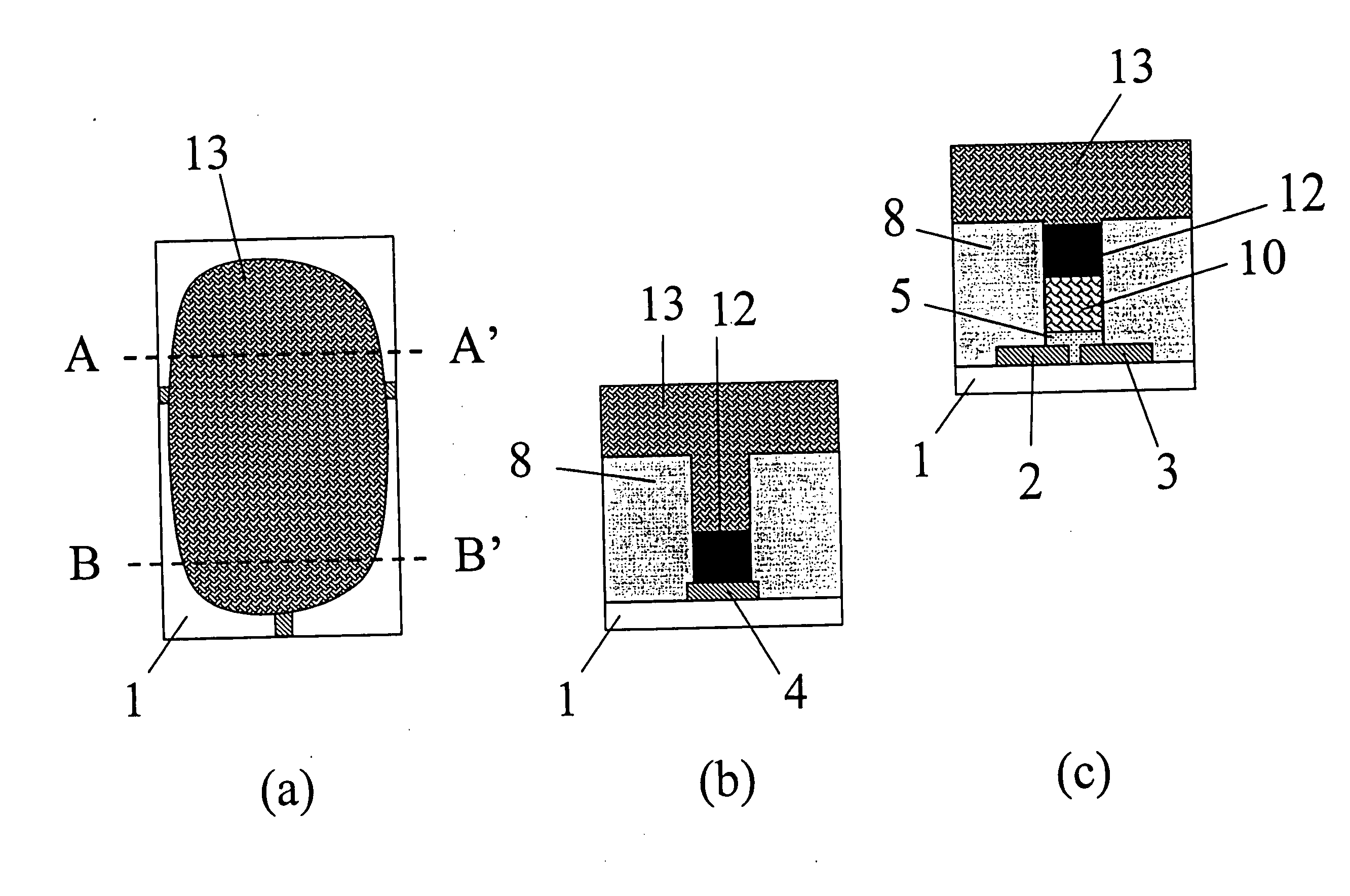 Electrolyte pattern and method for manufacturing an electrolyte pattern