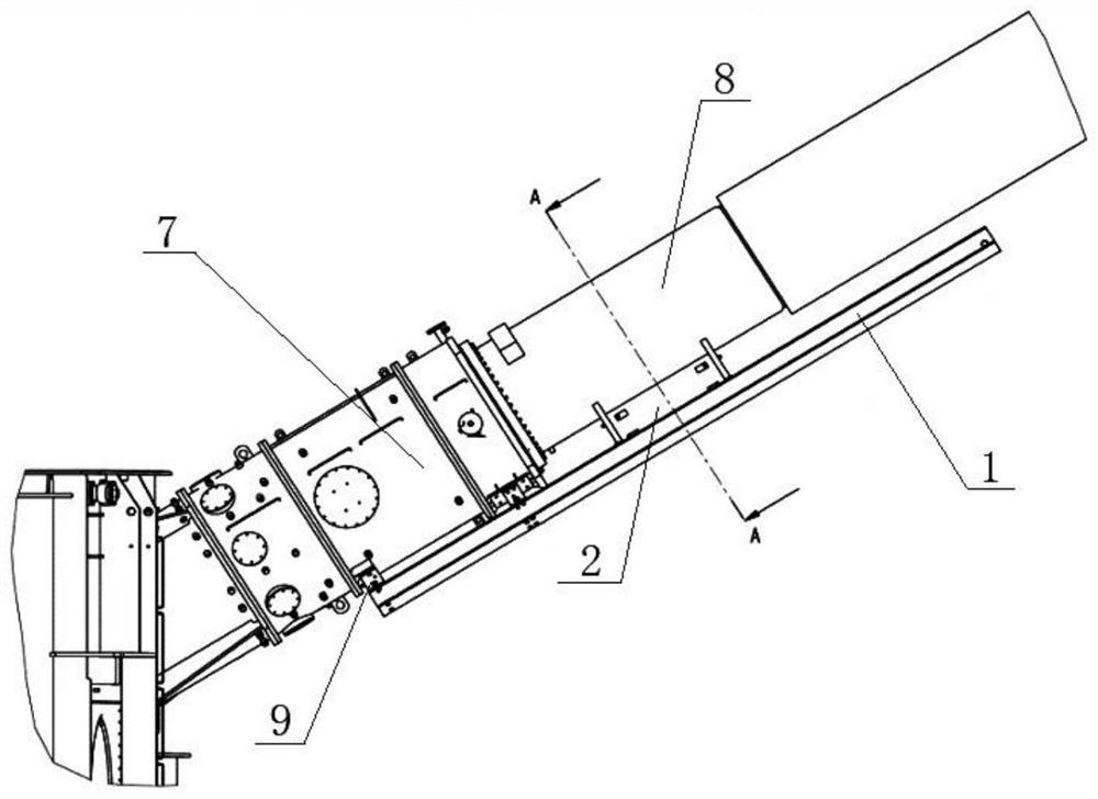 Transformer valve sleeve insulation support and installation guide structure assembly and assembly method