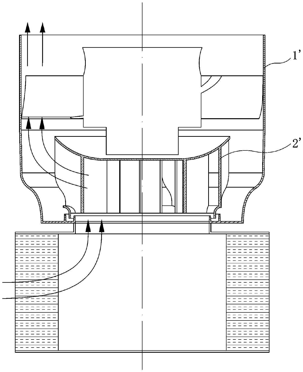 Design method for non-volute centrifugal wind wheel