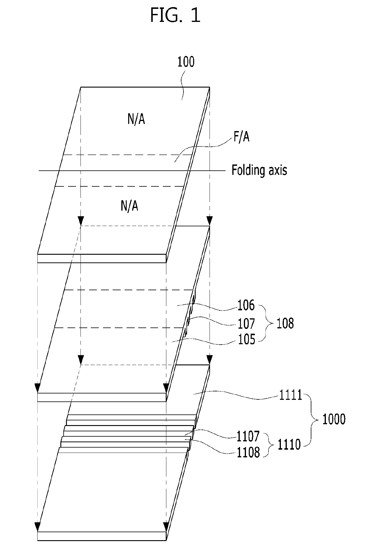 Foldable display device