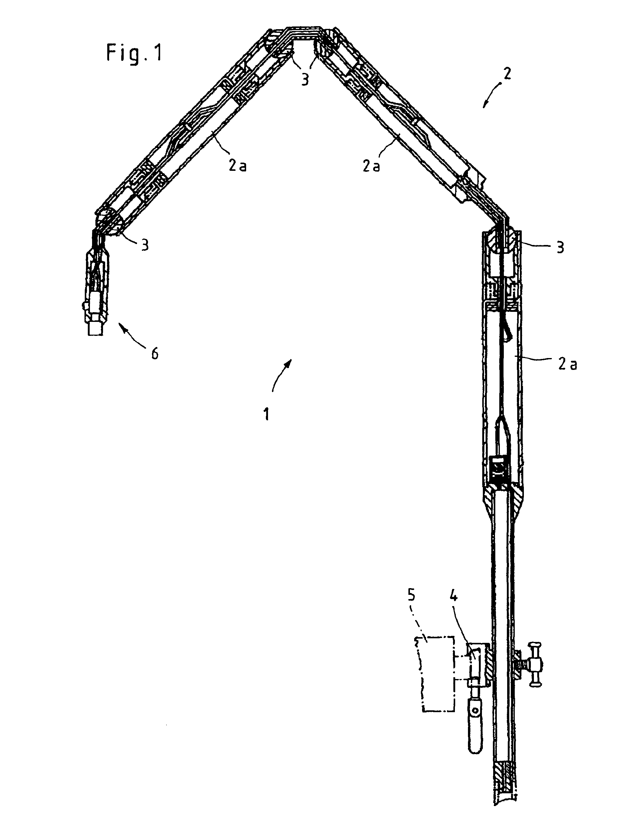 Holding device for medical purposes