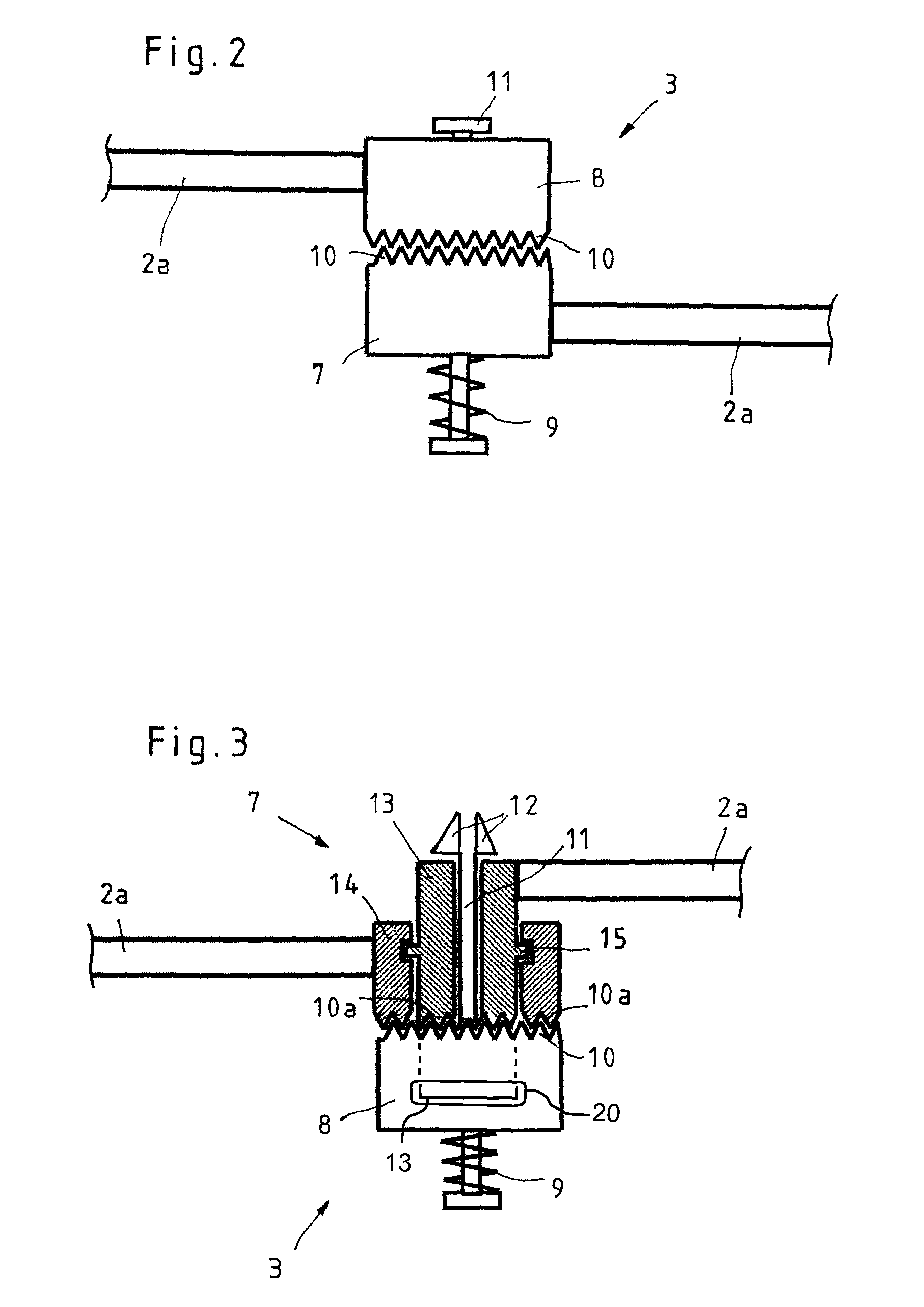 Holding device for medical purposes