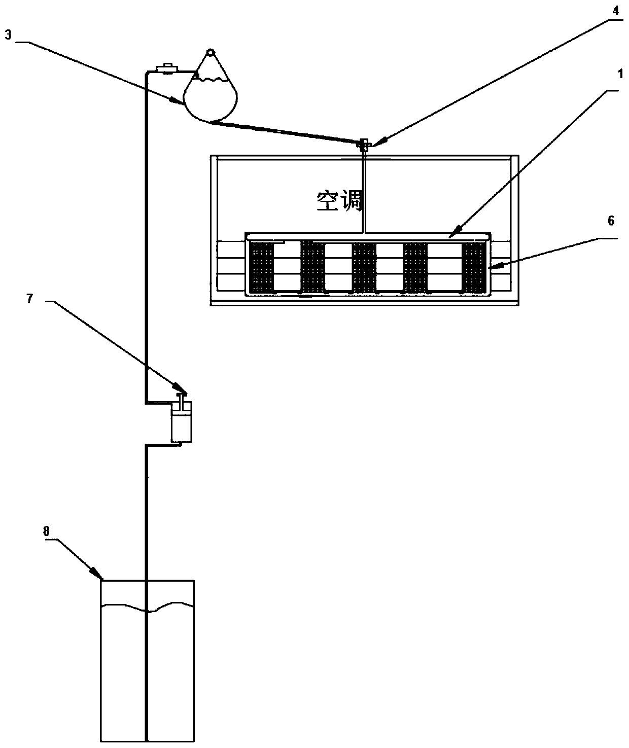 Auxiliary device for humidifying and purifying air conditioners