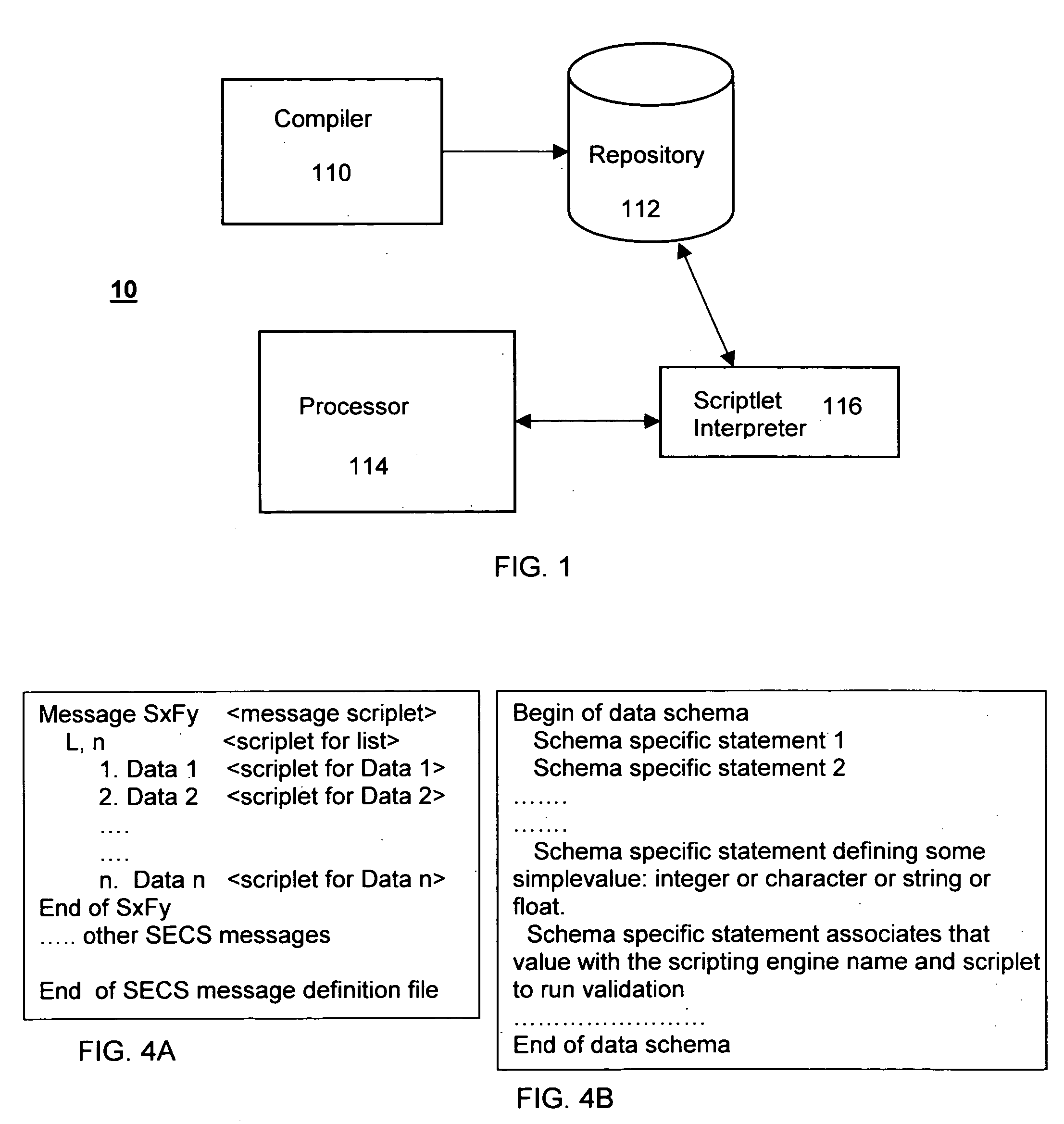 Method and system for extensible automated data testing using scriptlets