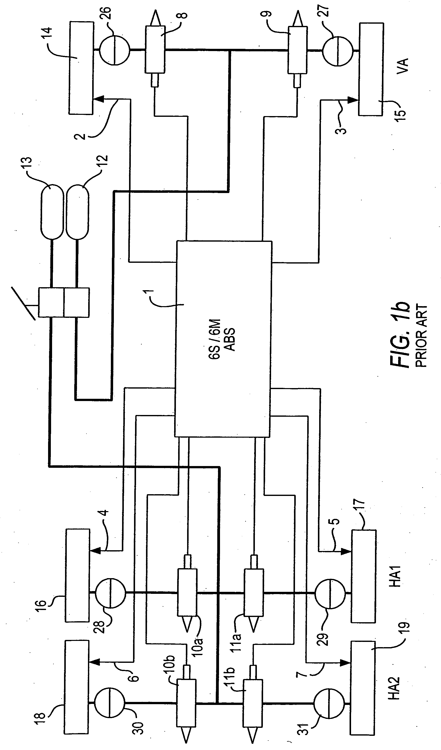 Vehicle anti-lock brake system and method