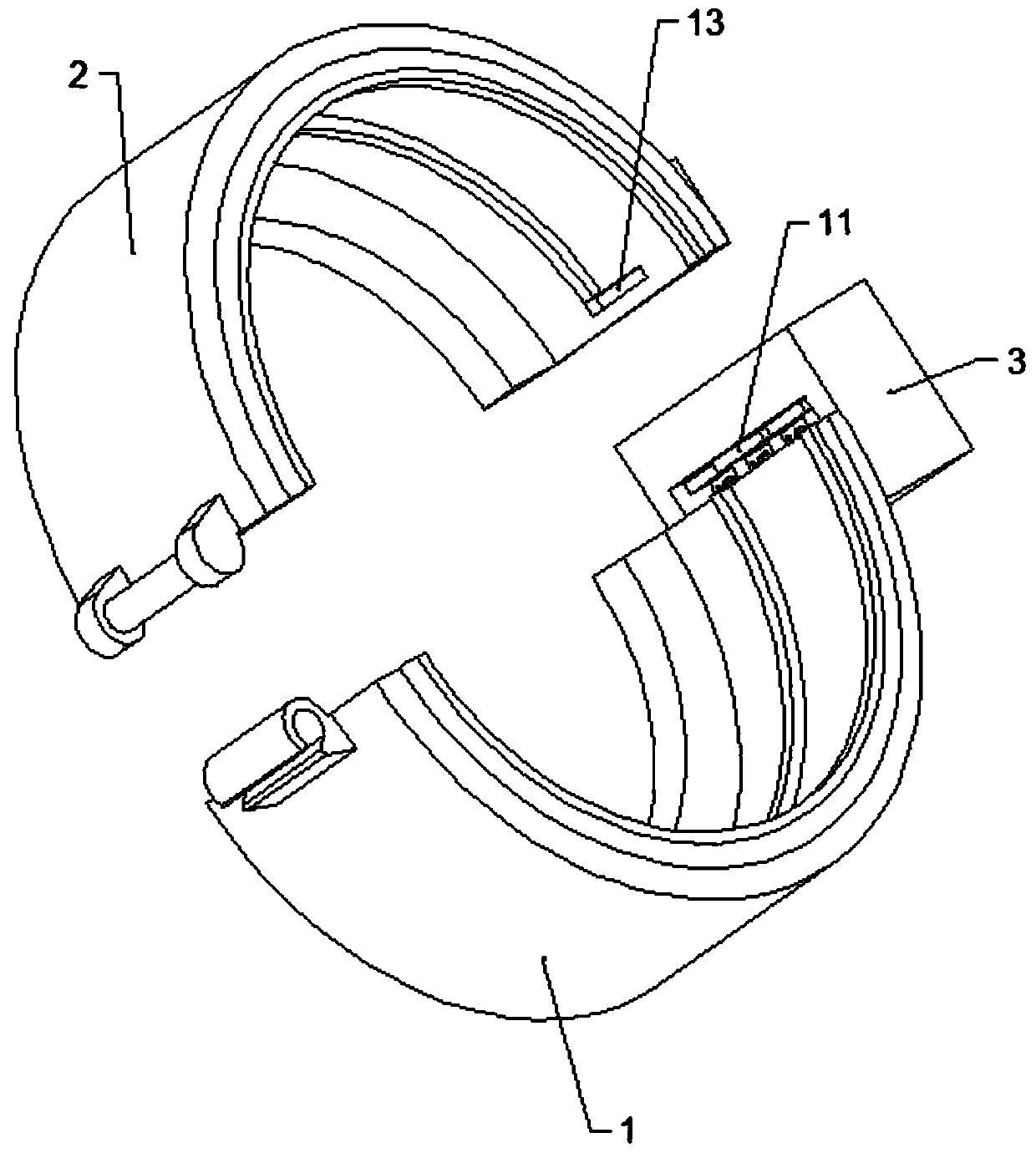 Annular coded lock