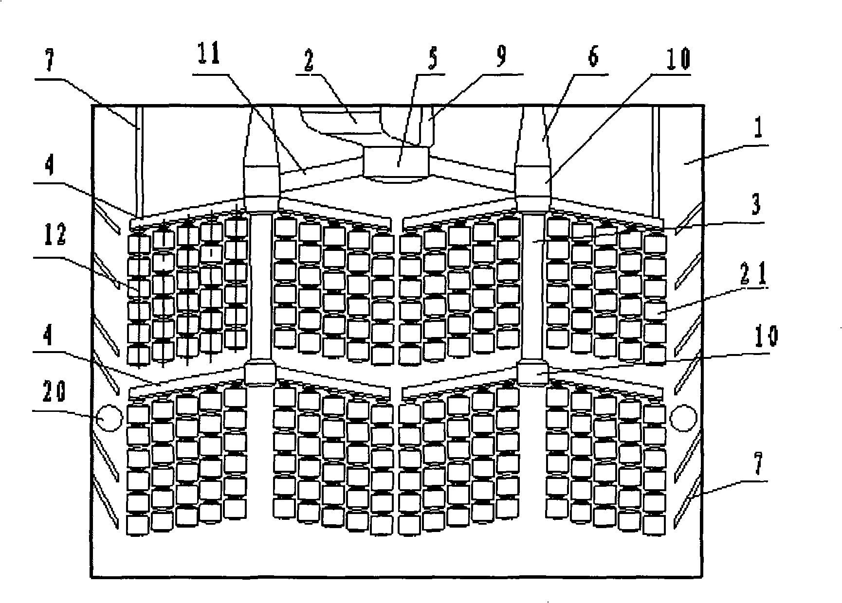 Vertical-parting casting ball and casting section die