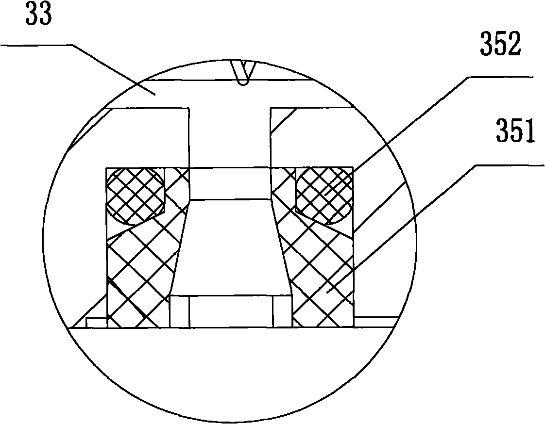 Hydraulic pump assembly of turnover device for automobile cab