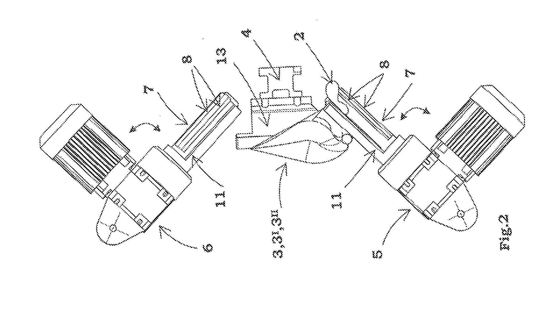 Poultry processing device and method for poultry processing