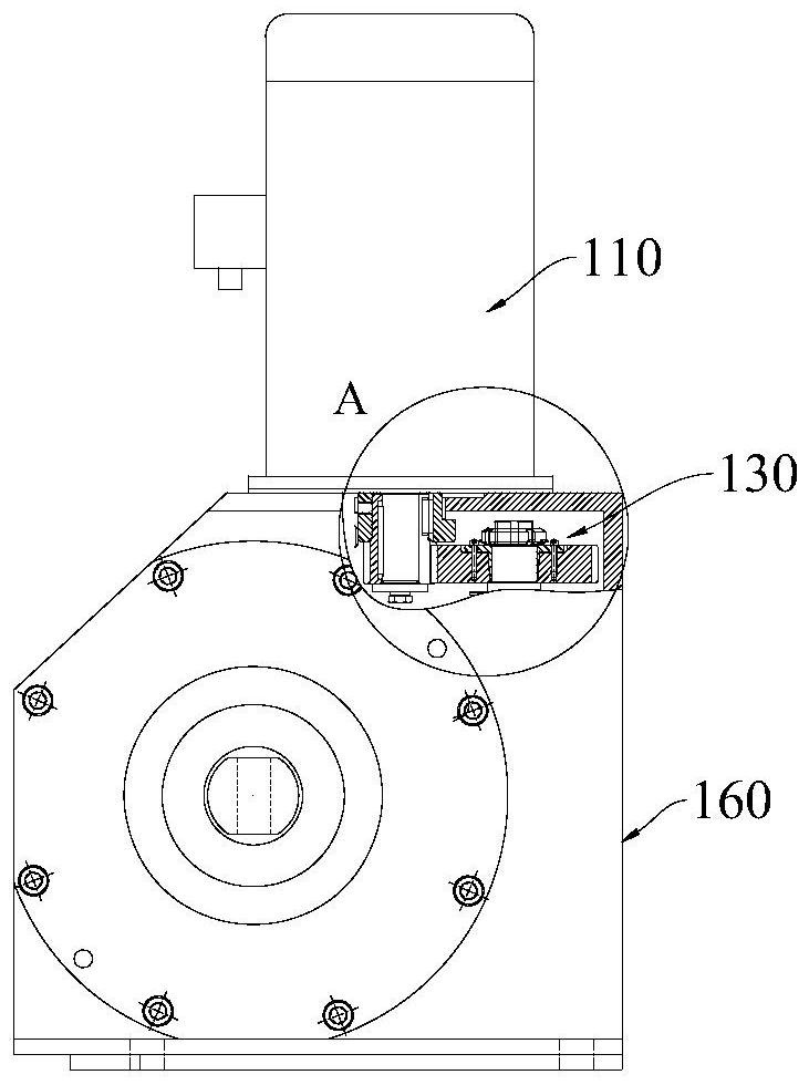 An electric guide plate mechanism and spreader