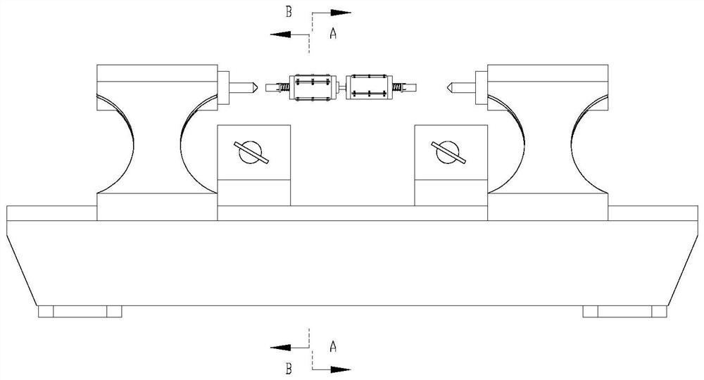 Front and rear cylinder body detection device