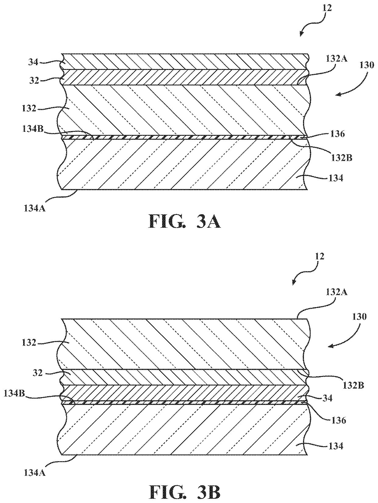 Substantially transparent substrates including high and low emissivity coating layers