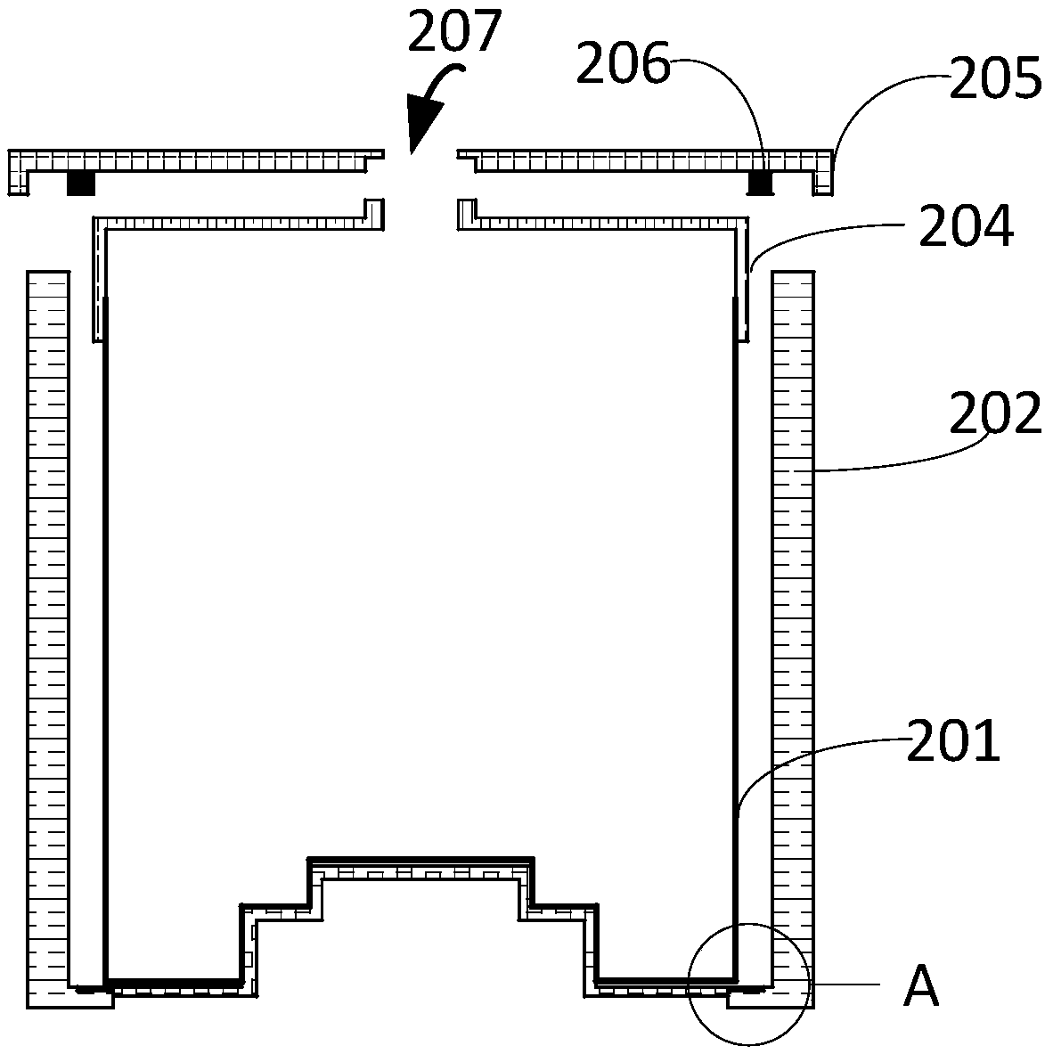 Evaporation coating device