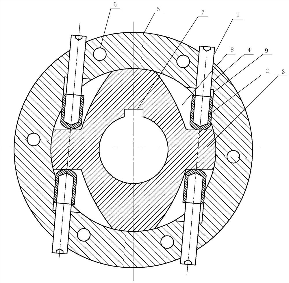 Rotary phase adjusting coupling and application method thereof