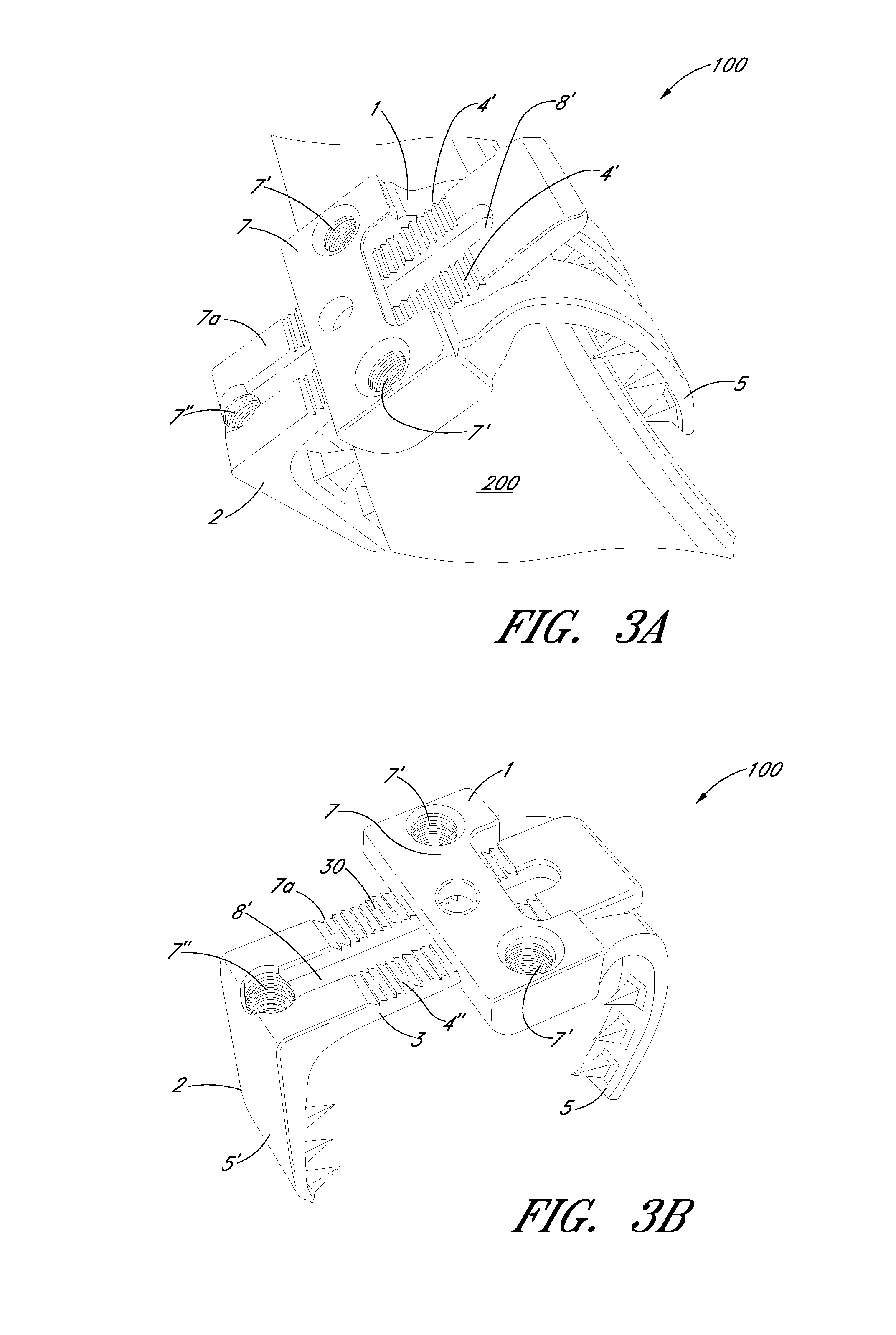 Clamp for attaching surgical aids to bone during a surgical procedure and system for doing the same