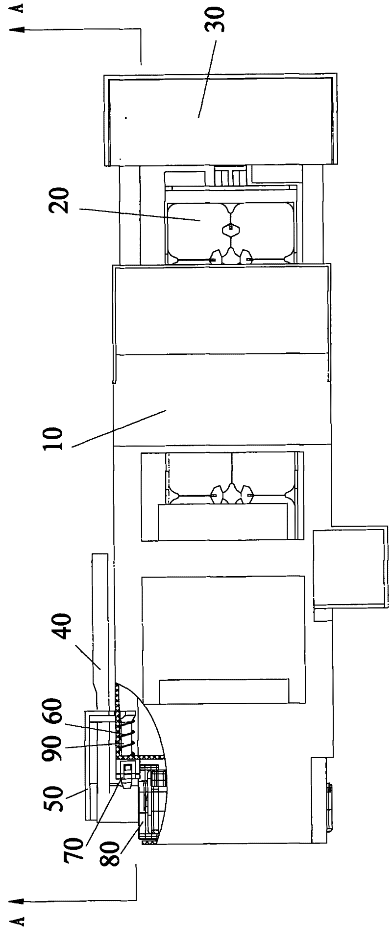 Automatic ice machine and refrigerator with same