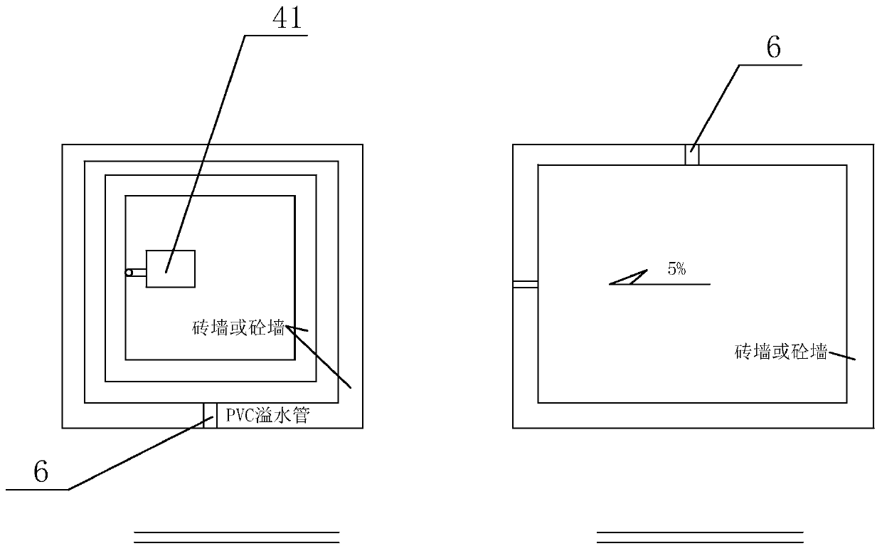 Rainwater collecting and spraying ground irrigation system