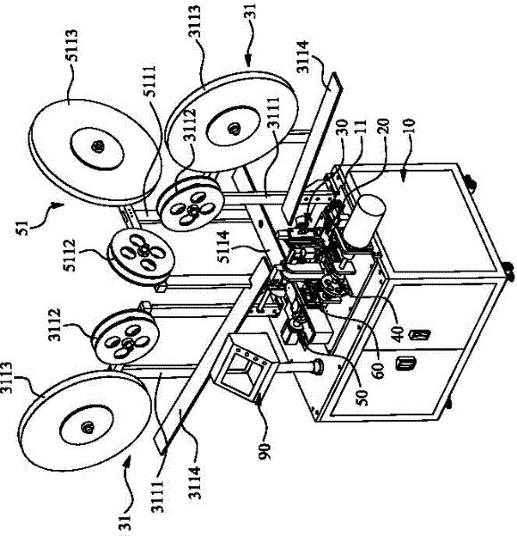 Terminal type lvds connector automatic assembly machine